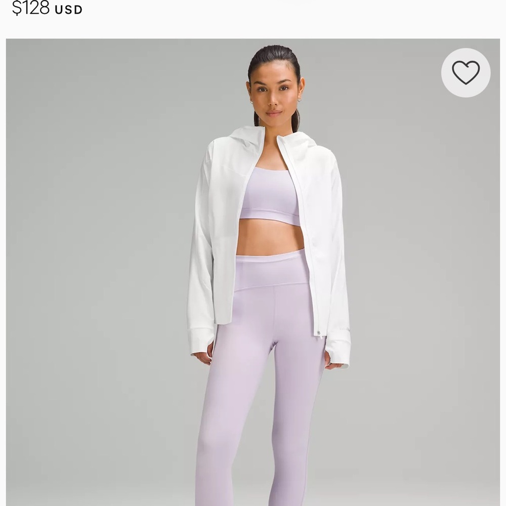 lululemon athletica White Lightweight Full-Zip Jacket - Picture 9 of 9